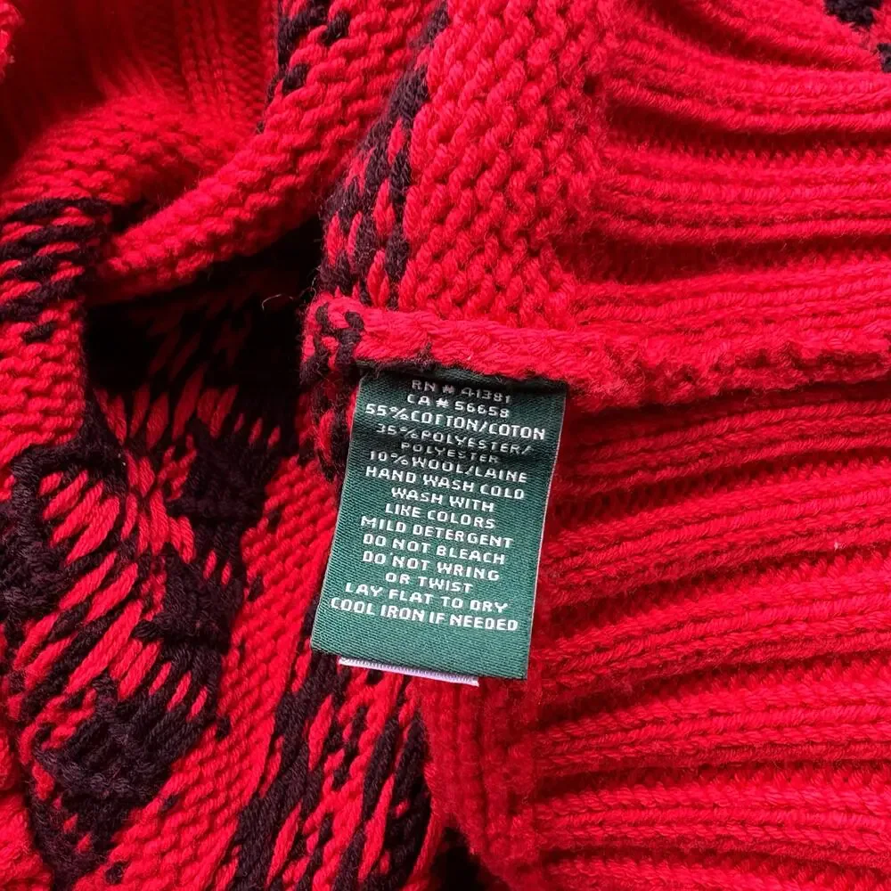 Vintage Polo Ralph‎ Lauren Thick Knit Sweater
